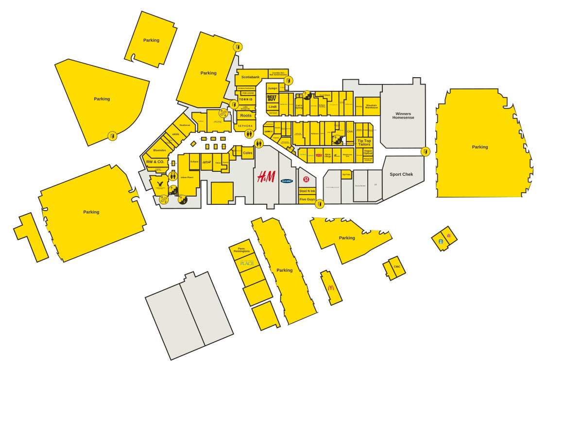 Avalon Mall Directory Map