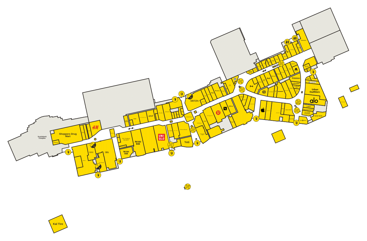 CF Chinook Centre Directory Map