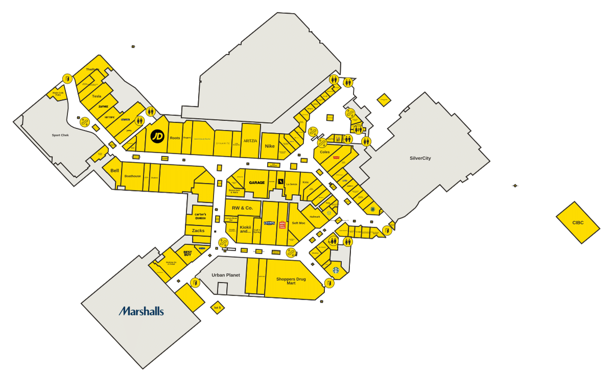 CF Masonville Place Directory Map