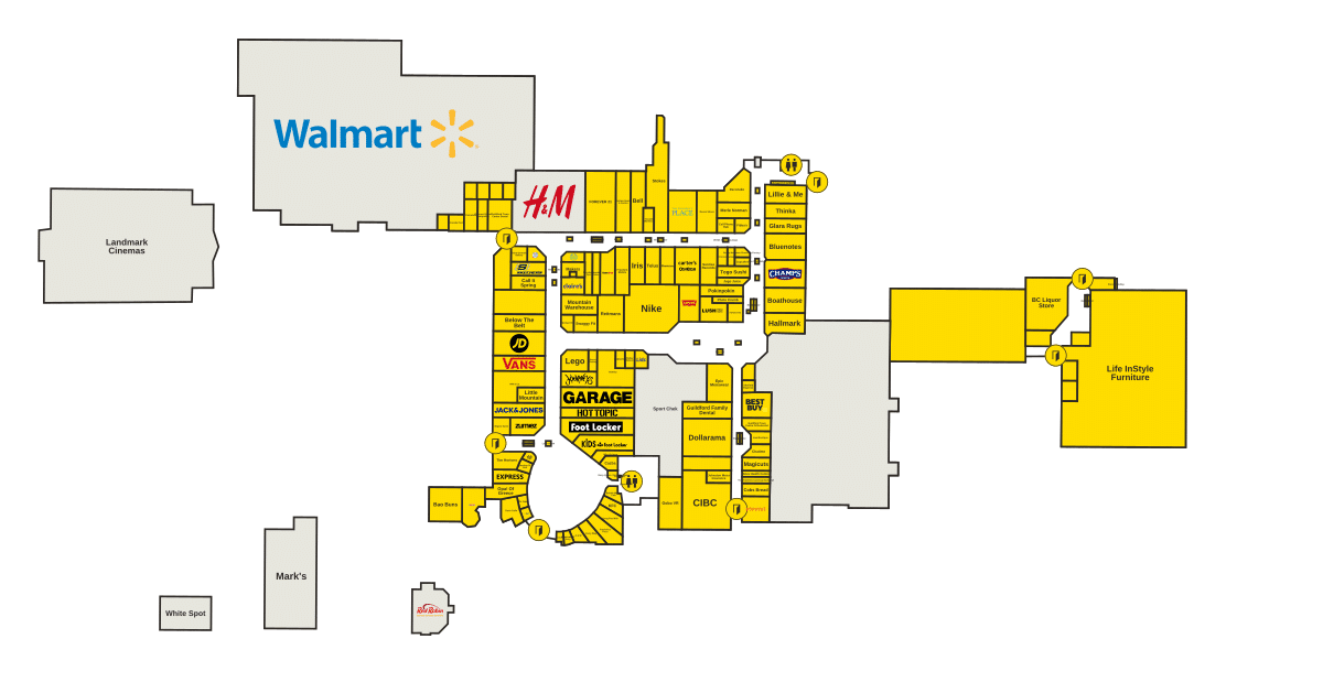 Guildford Town Centre Directory Map