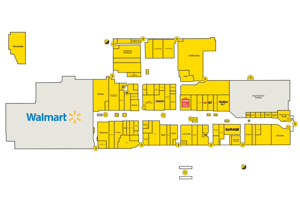 Laurier Québec Directory Map