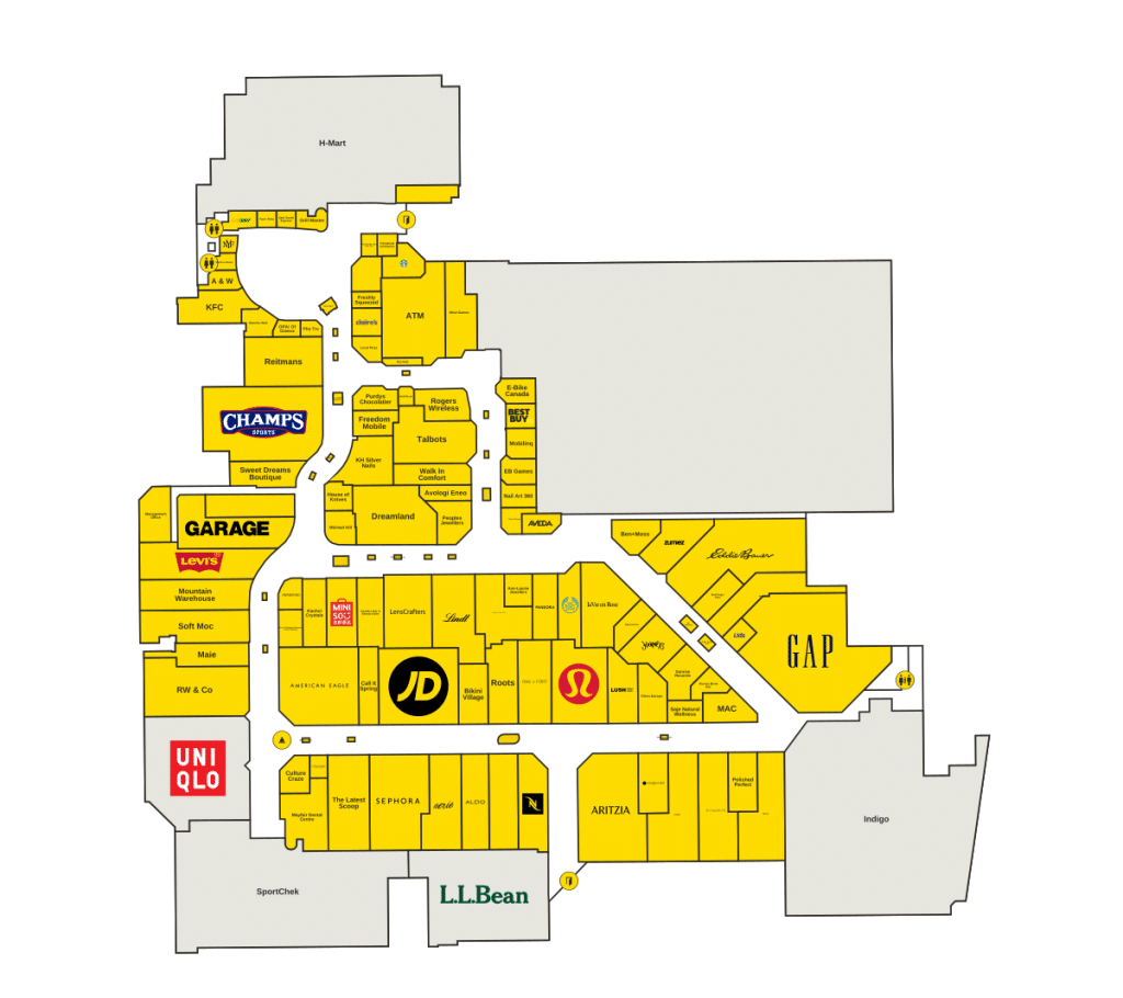 Mayfair Shopping Centre Directory Map