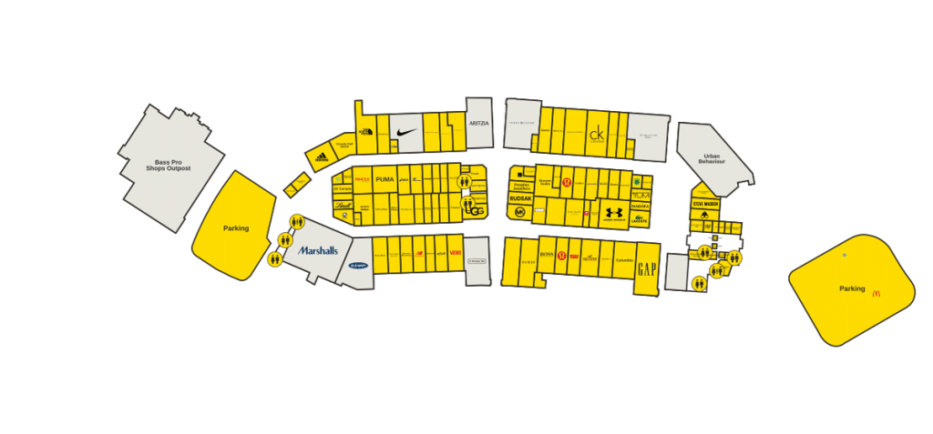 Outlet Collection at Niagara Directory Map