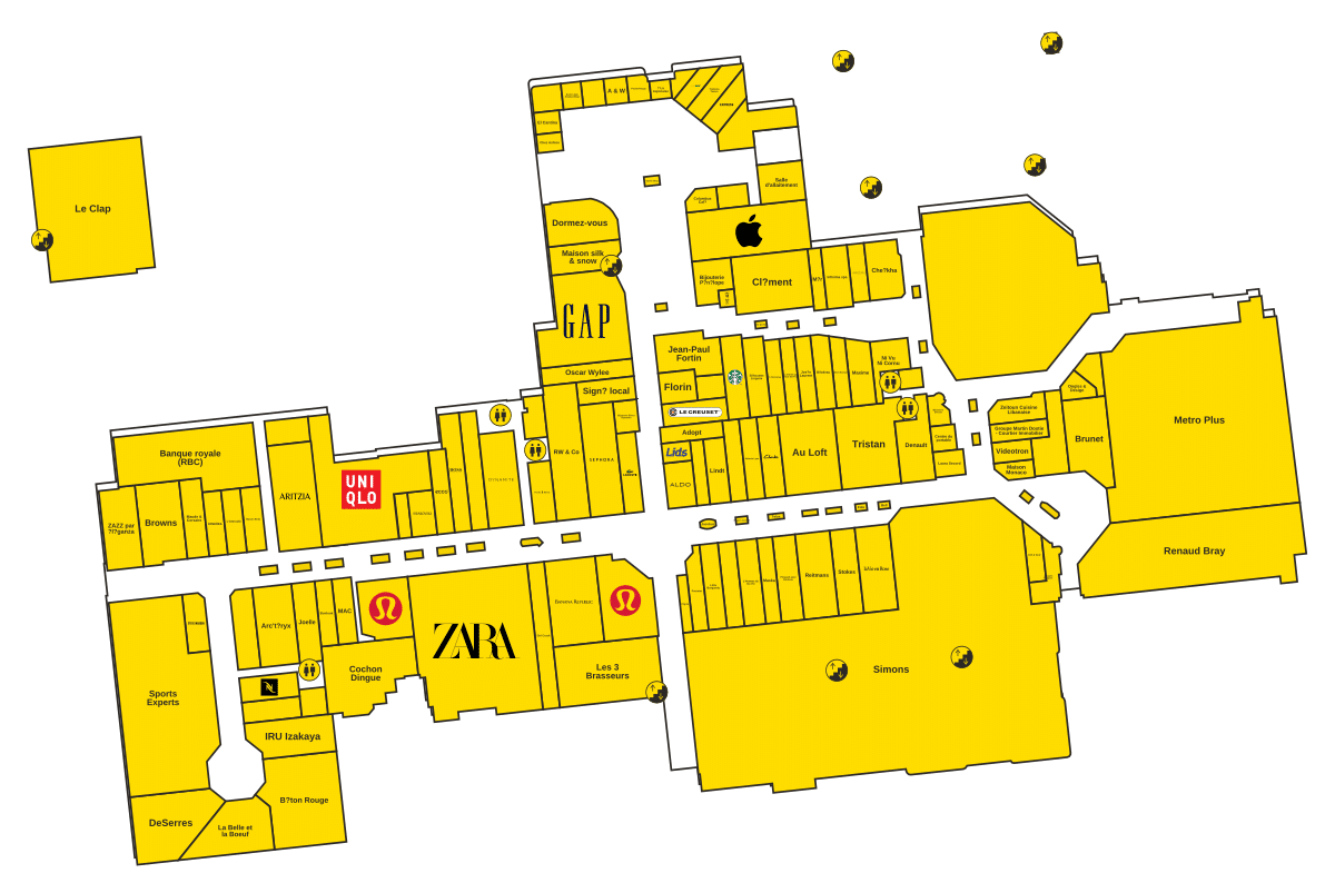 Place Ste-Foy Directory Map