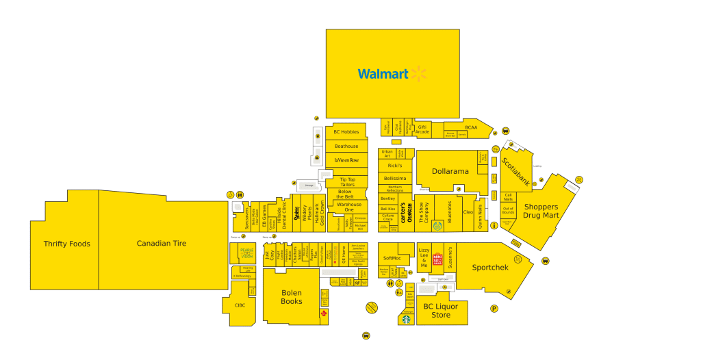 Hillside Centre Directory Map